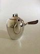 Georg Jensen Sterling Silver Coffee Pot No. 875 with Wooden Handle. By Harald 
Nielsen