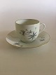 Bing & Grondahl 
Henrik Coffee 
Cup and Saucer 
No. 305. 6 x7 
cm diameter.