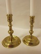 Candlesticks "Næstved" made of brass with thread 
which is handmade
Earlier than 1900
1 Candlestick with stamp: Dkr. 1.050,-
1 Candlestick without stamp: Dkr. 750,-
H: 16cm, diam foot: 11cm
H: 15cm, diam foot: 10cm