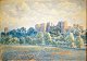 Sheppey, J. E 
(19th Century) 
England: Ludlow 
Castle from the 
Meadows. 
Watercolor. 
Signed: JE ...
