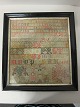 Sampler, 
embroider from 
1886 in the 
original frame
Measure of the 
sampler itself: 
39cm x ...