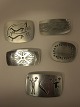 Brooch, pewter 
jewellery, 
Design: Jørgen 
Jensen
Vintage brooch 
(2 items below 
left and 1 item 
...