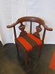 "Eckchair" / corner chairAbout 1830New upholstered with original fustian made of woolH ...