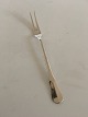 Evald Nielsen 
No. 21 Sterling 
Silver Meat 
Fork / Cold 
Cuts Fork. 17.5 
cm L