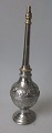 Vie water container, silver-plated brass, 19th century. Height: 20 cm. Decorated. Stamped.