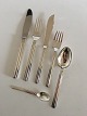 Hans Hansen Arvesølv No. 18 Flatware Set for 8 People. 48 Pieces in Sterling 
Silver