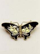 Chinese butterfly brooch sold