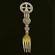 A. Michelsen. 
Christmas Fork 
- 1920- 
Reunification.
Designed by 
Harald 
Slott-Møller
Gilded ...