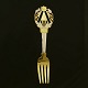 A. Michelsen. 
Christmas Fork 
- 1922- Holly.
Designed by 
Bertha Dorph
Gilded 
sterling silver 
...