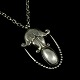 Georg Jensen. 
Large Sterling 
Silver Pendant 
#42
Designed by 
Georg Jensen 
1866 - 1935
Stamped ...