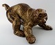 Large Royal Copenhagen stoneware number 20270 crawling monkey.
Knud Kyhn, 1931.