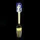 A. Michelsen. 
Christmas Fork 
- 1934 - Holy 
Night.
Designed by 
Olaf 
Stæhr-Nielsen
Gilded ...