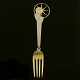 A. Michelsen. 
Christmas Fork 
- 1942 - 
Madonna and 
Child.
Designed by  
Ib Lunding.
Gilded ...