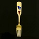 A. Michelsen. 
Christmas Fork 
- 1954 -  
Cornets.
Designed by N. 
C. Dyrlund
Gilded 
sterling ...