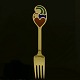 A. Michelsen. 
Christmas Fork 
- 1968- A 
Mother's Heart.
Designed by 
Henry Heerup
Gilded ...