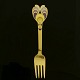 A. Michelsen. 
Christmas Fork 
- 1972 - 
Herald.
Designed by 
Bjørn Wiinblad
Gilded 
sterling ...