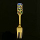 A. Michelsen. 
Christmas Fork 
- 1988 - The 
Town.
Designed by 
Knud Erik 
Færgemann
Gilded ...