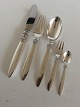 Georg Jensen Sterling Silver Cactus Flatware Set for 12 People. 60 Pieces