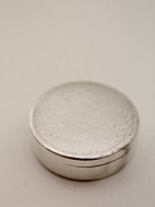 Pill box in silver plated