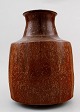 Swedish ceramist, ceramic vase in rustic style.
