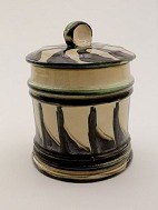 H A Khler jar with lid sold