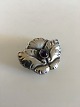 Georg Jensen Sterling Silver Brooch No 407 with Amethyst