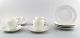 4 sets Royal Copenhagen Salto coffee sets.
Coffee cup with saucer 14.5 cm. Cake dish 17 cm.