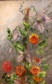 Drews, Svend 
(1919 - 2003) 
Denmark: 
Flowers. Pastel 
on paper. 
Signed: Sv D. 
50 x 32 cm.
Framed.