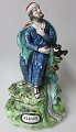Staffordshire 
figure, Walton 
Ceramics, ca. 
1820 - 1825. 
Figure of 
Elijah. 
Pearlware. 
Polycrom ...