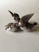 Bing & Grondahl 
Figurine No. 
1670 of Trio of 
Sparrows. 10 cm 
H. 18 cm dia.