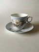 Royal Copenhagen Art Nouveau Morning Cup and Saucer No. 693/9071