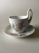 Royal 
Copenhagen Art 
Nouveau Small 
High Handled 
Cup and Saucer. 
No. 689/4. The 
cup and saucer 
...