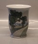 B&G 8770-487 
Vase Scenery 
The Way 19.5 x 
16 cm Bing and 
Grondahl Marked 
with the three 
Royal ...
