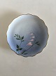 Bing & Grondahl Cake Plate with Flower Decoration and Goldrim