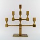 Gusum metal, brass candlestick for five light.
