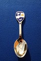 Michelsen/Georg Jensen Christmas spoon 2004 of 
gilt sterling silver
