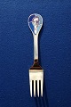 Michelsen Christmas fork 
1999 of Danish gilt sterling silver