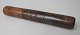 Turned wooden 
pipe, 19th 
century. 
Denmark. For 
knitting 
sticks. Length: 
17.5 cm.