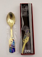 A Michelsen sterling silver Christmas spoon 1990