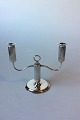 Georg Jensen 
Candelabra with 
2 arms in 
Sterling Silver 
by Sigvard 
Bernadotte no. 
...