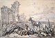 Klein, 
Christian 
Leonhard (1810 
- 1891) 
Denmark. Goats 
on the ground, 
Italy. 
Engraving. 
Signed. ...