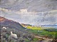 Gammeltoft, L. 
(19th century) 
Speep on a 
field. Oil on 
canvas. Signed: 
L. Gammeltoft. 
44 x 59 ...