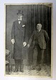 Postcards with 
the Danish 
giant Hans 
Børge Nielsen. 
App. 1920, 
Denmark.