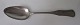 Silver spoon, 
Johan Wilhelm 
Nissen (1812 - 
1869), 
Haderslev, 
Denmark. With 
flower 
decorations. 
...