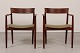 Henry Rosengren 
Hansen
2 Diningchairs 
with armrest 
made of walnut
Manufactor: 
Brande ...