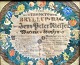 Wedding 
memorial, 3 
October 1865 
for Jens Peter 
Nielsen and 
Mariane Hansen. 
Denmark. Ink 
and  ...