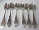 6 Danish Empire 
Silver Spoons, 
Silversmith 
Christian N. 
Hosøe (1739 - 
1812), 
Copenhagen, ...