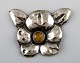 Danish Art 
Nouveau brooch 
in silver. 
Early 1900s.