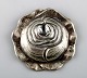 Danish Art Nouveau brooch in silver. 
Early 1900s.