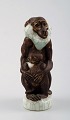 Very rare Jeanne Grut for Royal Copenhagen, Monkey with young number 4647.